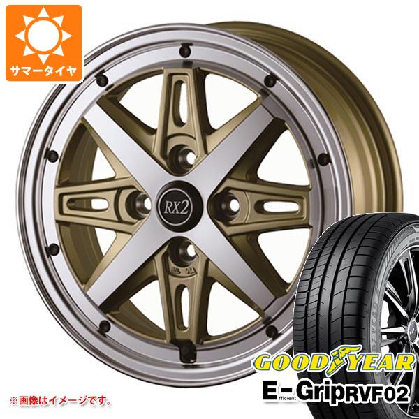 【タイヤ交換対象】サマータイヤ 165/55R15 75V グッドイヤー エフィシエントグリップ RVF02 ドゥオール フェニーチェ RX2 5.0-15 タイヤホイール4本セット｜タイヤ1番OFF-ROAD