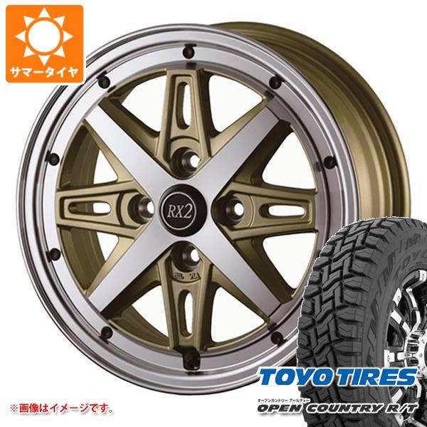 【タイヤ交換対象】ミツビシ デリカミニ B30系用 サマータイヤ トーヨー オープンカントリー R/T 165/60R15 77Q ホワイトレター ドゥオール フェニーチェ RX2 5.0-15 タイヤホイール4本セット｜タイヤ1番OFF-ROAD