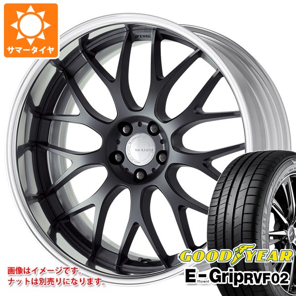 【タイヤ交換対象】サマータイヤ 245/40R19 98W XL グッドイヤー エフィシエントグリップ RVF02 ワーク グノーシス RXM 8.5-19 タイヤホイール4本セット|タイヤ1番OFF-ROAD