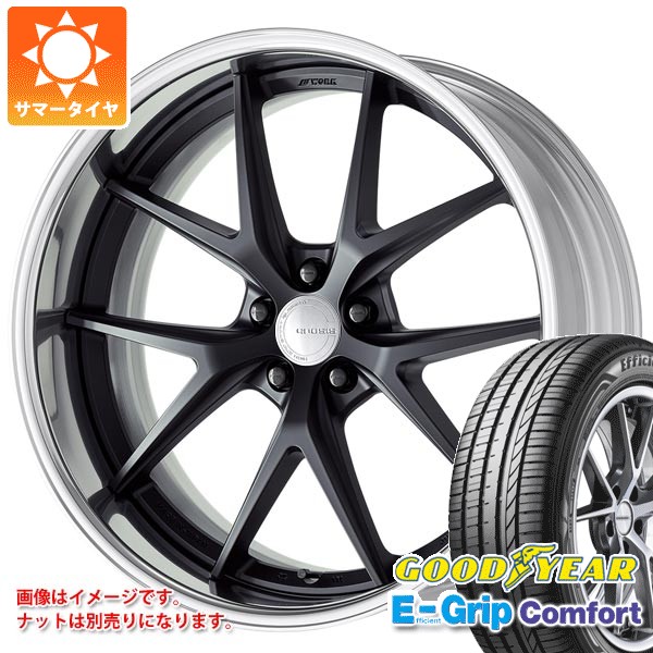 【タイヤ交換対象】サマータイヤ 245/40R20 99W XL グッドイヤー エフィシエントグリップコンフォート ワーク グノーシス RXS 8.5-20 タイヤホイール4本セット