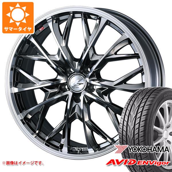 【タイヤ交換対象】サマータイヤ 245/40R20 99W XL ヨコハマ エービッド エンビガー S321 レオニス MV 8.5-20 タイヤホイール4本セット