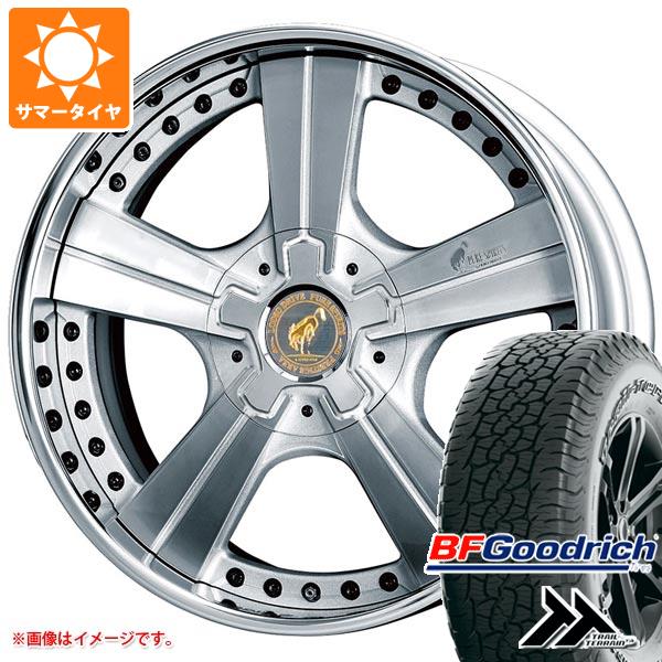 【タイヤ交換対象】ランドクルーザー300用 サマータイヤ BFグッドリッチ トレールテレーンT/A 285/45R22 114H XL ブラックレター スーパースター ピュアスピリッツ オークス 10.0-22 タイヤホイール4本セット