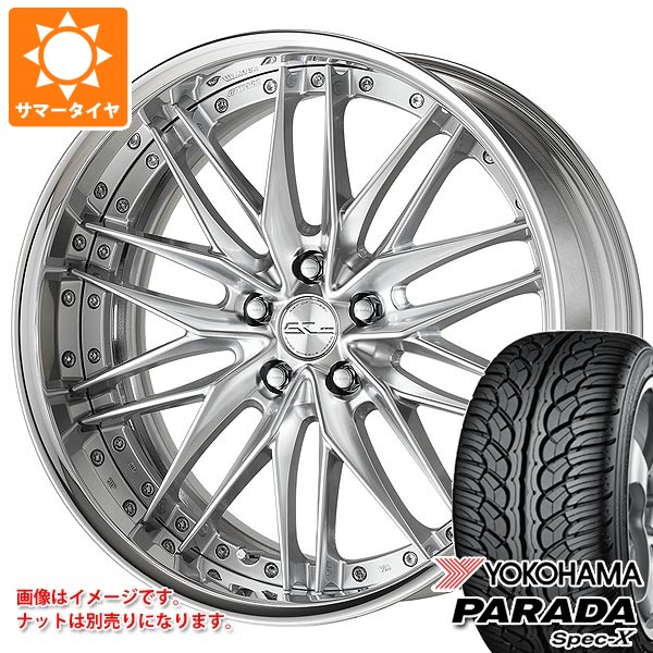 【タイヤ交換対象】サマータイヤ 255/40R20 101V REINF ヨコハマ パラダ スペック-X PA02 ワーク シュヴァート クヴェル2 8.5-20 タイヤホイール4本セット