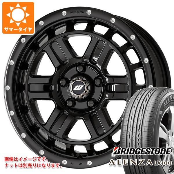 【タイヤ交換対象】トヨタ RAV4 50系用 サマータイヤ ブリヂストン アレンザ LX100 265/65R17 112H ワーク クラッグ T-グラビック2 MC+ 7.0-17 タイヤホイール4本セット