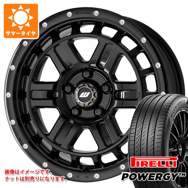 【タイヤ交換対象】ミツビシ デリカD5用 サマータイヤ ピレリ パワジー 225/65R17 102H ワーク クラッグ T-グラビック2 MC+ 7.0-17 タイヤホイール4本セット|タイヤ1番OFF-ROAD
