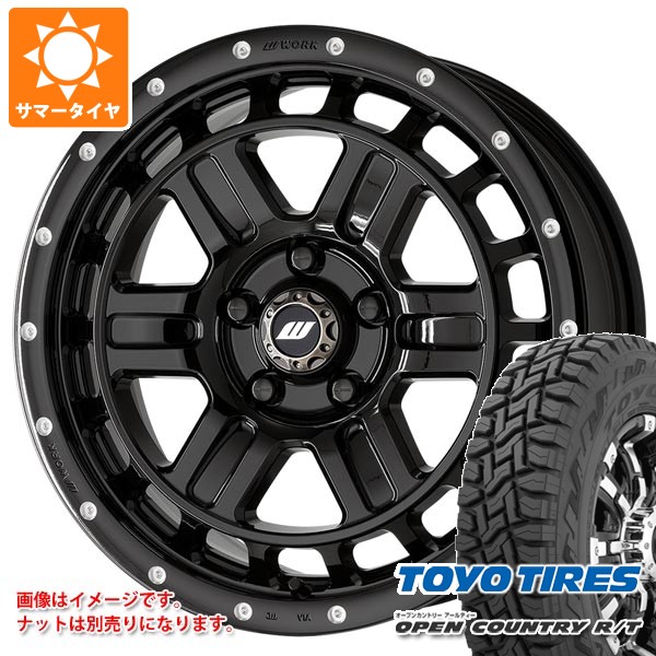 【タイヤ交換対象】ミツビシ アウトランダー GF/GG系用 サマータイヤ トーヨー オープンカントリー R/T 235/70R16 106Q ホワイトレター ワーク クラッグ T-グラビック2 MC+ 7.0-16 タイヤホイール4本セット