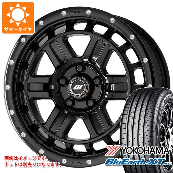 【タイヤ交換対象】ミツビシ デリカD5用 サマータイヤ ヨコハマ ブルーアースXT AE61 235/65R17 108V XL ワーク クラッグ T-グラビック2 MC+ 7.0-17 タイヤホイール4本セット｜タイヤ1番OFF-ROAD