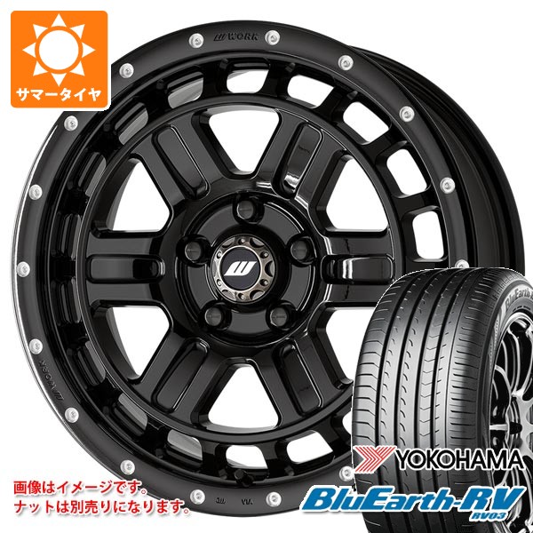 【タイヤ交換対象】ニッサン T31エクストレイル用 2026年製 サマータイヤ ヨコハマ ブルーアースRV RV03 215/65R16 98H ワーク クラッグ T-グラビック2 MC+ 7.0-16 タイヤホイール4本セット｜タイヤ1番OFF-ROAD