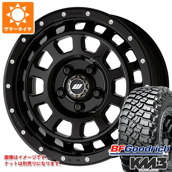 【タイヤ交換対象】トヨタ RAV4 50系用 サマータイヤ BFグッドリッチ マッドテレーンT/A KM3 LT225/75R16 115/112Q ワーク クラッグ T-グラビック MC+ 7.0-16 タイヤホイール4本セット