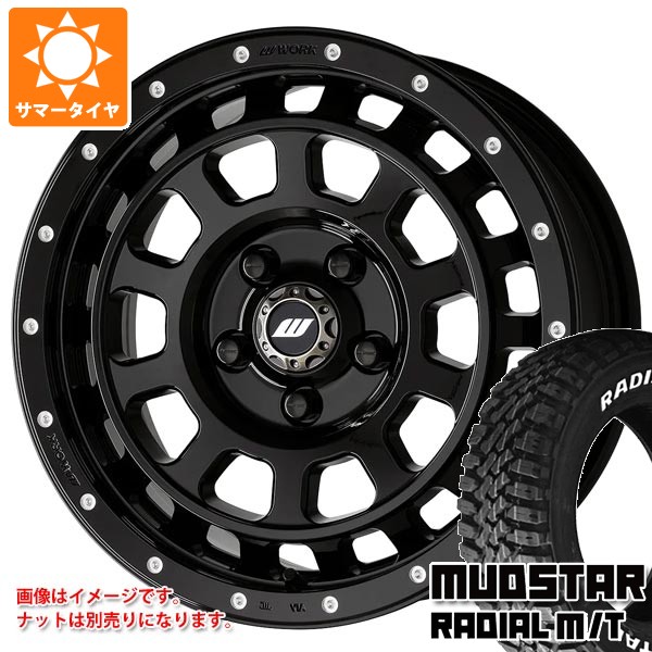 【タイヤ交換対象】ニッサン T31エクストレイル用 サマータイヤ マッドスター ラジアル M/T 225/70R16 103S ホワイトレター ワーク クラッグ T-グラビック MC+ 7.0-16 タイヤホイール4本セット