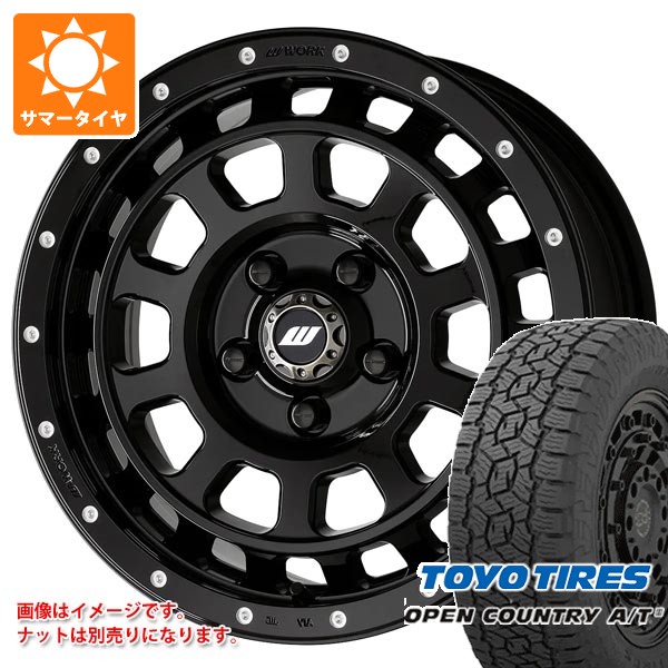 【タイヤ交換対象】ミツビシ エクリプスクロス GK系用 サマータイヤ トーヨー オープンカントリー A/T3 215/70R16 100T ブラックレター ワーク クラッグ T-グラビック MC+ 7.0-16 タイヤホイール4本セット｜タイヤ1番OFF-ROAD