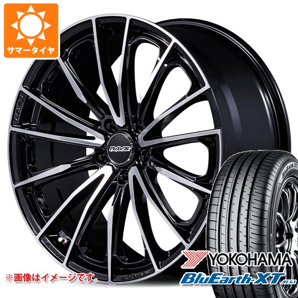 【タイヤ交換対象】サマータイヤ 225/50R18 95V ヨコハマ ブルーアースXT AE61 レイズ ベルサス ヴォウジェ SE スペックM 7.0-18 タイヤホイール4本セット 135,950円