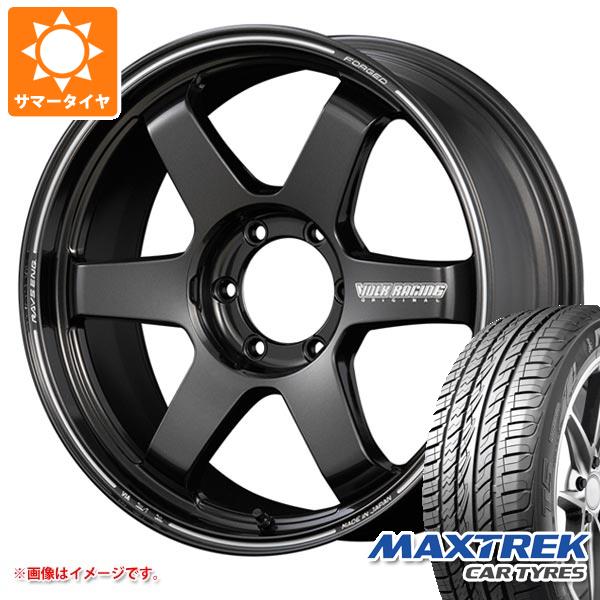 【タイヤ交換対象】ハイラックス 120系用 サマータイヤ マックストレック フォルティス T5 265/50R20 111V XL レイズ ボルクレーシング TE37 ウルトラ ラージP.C.D. 8.5-20 タイヤホイール4本セット