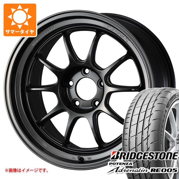 【タイヤ交換対象】サマータイヤ 235/50R18 101Y XL ブリヂストン ポテンザ アドレナリン RE005 ウェッズスポーツ TC105X DSR 8.5-18 タイヤホイール4本セット｜タイヤ1番OFF-ROAD