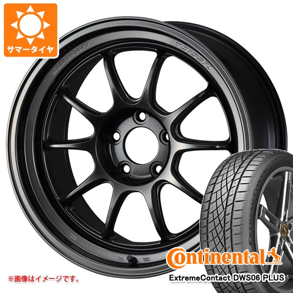 【タイヤ交換対象】サマータイヤ 225/40R18 92Y XL コンチネンタル エクストリームコンタクト DWS06 プラス ウェッズスポーツ TC105X DSR 8.5-18 タイヤホイール4本セット
