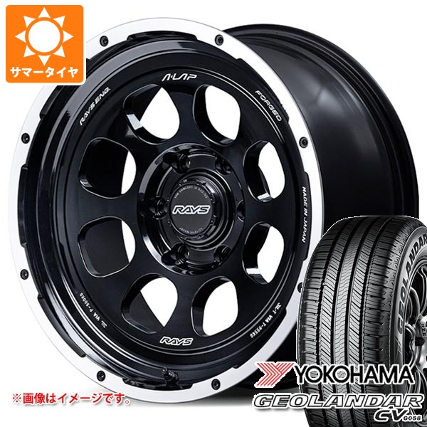 【タイヤ交換対象】ミツビシ トライトン LC2T用 サマータイヤ ヨコハマ ジオランダー CV G058 265/60R18 110V レイズ エーラップ 08X 8.0-18 タイヤホイール4本セット｜タイヤ1番OFF-ROAD
