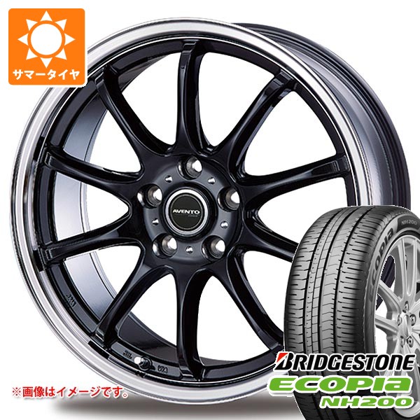 【タイヤ交換対象】サマータイヤ 225/45R17 94W XL ブリヂストン エコピア NH200 インターミラノ アヴェント FF-10 7.0-17 タイヤホイール4本セット|タイヤ1番OFF-ROAD
