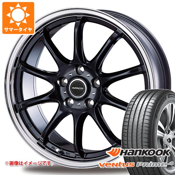 【タイヤ交換対象】サマータイヤ 225/45R17 94W XL ハンコック ベンタス プライム4 K135 インターミラノ アヴェント FF-10 7.0-17 タイヤホイール4本セット