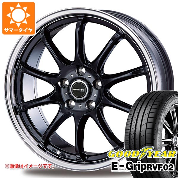 【タイヤ交換対象】サマータイヤ 215/50R17 95V XL グッドイヤー エフィシエントグリップ RVF02 インターミラノ アヴェント FF-10 7.0-17 タイヤホイール4本セット