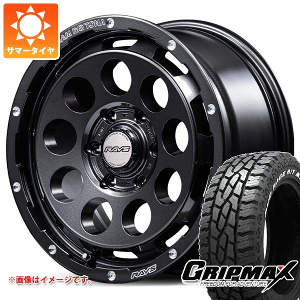 【タイヤ交換対象】トヨタ ハイエース 200系用 サマータイヤ グリップマックス マッドレイジ R/T MAX LT215/70R16 100/97R ホワイトレター レイズ デイトナ D9 スペックM 6.5-16 タイヤホイール4本セット