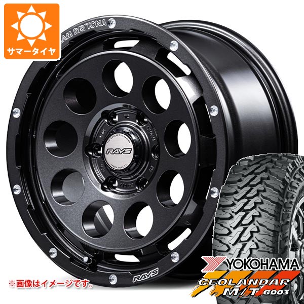 【タイヤ交換対象】トヨタ ハイエース 200系用 2026年製 サマータイヤ ヨコハマ ジオランダー M/T G003 LT215/70R16 100/ 97Q レイズ デイトナ D9 スペックM 6.5-16 タイヤホイール4本セット