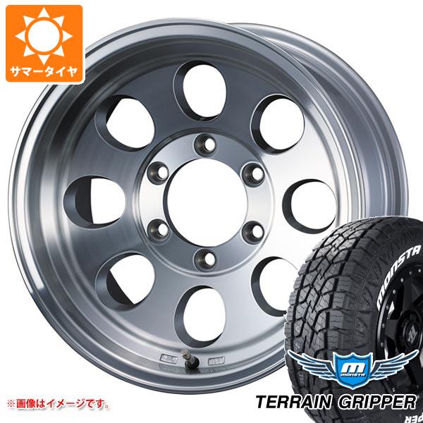 【タイヤ交換対象】サマータイヤ 265/75R16 123/120Q モンスタ テレーングリッパー ホワイトレター ジムライン タイプ2 8.0-16 タイヤホイール4本セット｜タイヤ1番OFF-ROAD