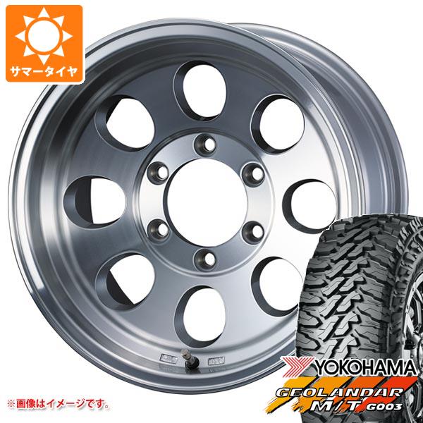 【タイヤ交換対象】サマータイヤ 33x12.50R15 LT 108Q ヨコハマ ジオランダー M/T G003 ジムライン タイプ2 8.0-15 タイヤホイール4本セット