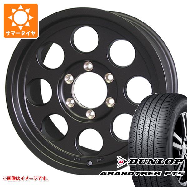【タイヤ交換対象】ランドクルーザー70 GRJ76K用 サマータイヤ ダンロップ グラントレック PT5 265/70R16 112H ジムライン タイプ2 8.0-16 タイヤホイール4本セット｜タイヤ1番OFF-ROAD
