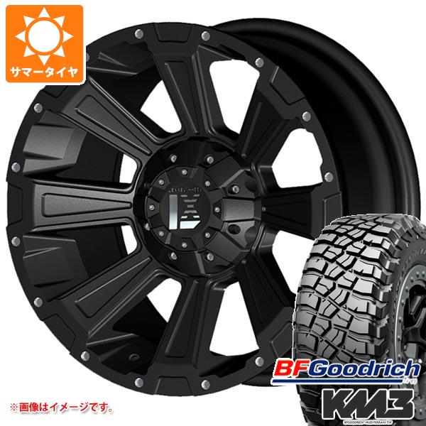【タイヤ交換対象】FJクルーザー 10系用 サマータイヤ BFグッドリッチ マッドテレーンT/A KM3 LT265/70R17 121/118Q オフビート レクセル オフロードスタイル デスロック 8.5-17 タイヤホイール4本セット