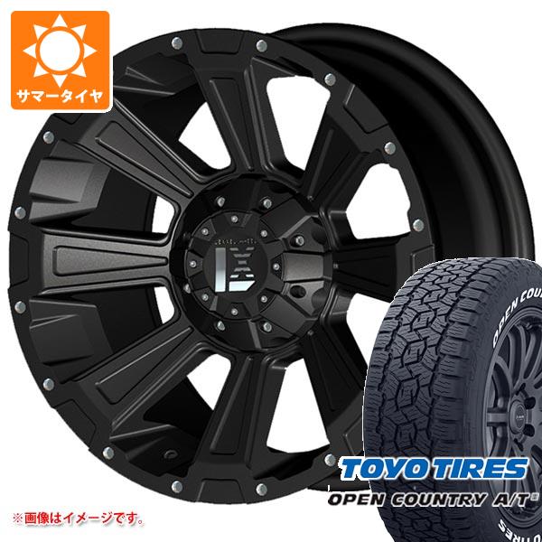 【タイヤ交換対象】サマータイヤ 265/70R17 115T トーヨー オープンカントリー A/T3 ホワイトレター オフビート レクセル オフロードスタイル デスロック 8.5-17 タイヤホイール4本セット
