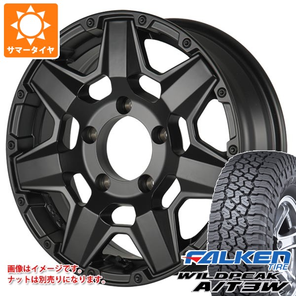 【タイヤ交換対象】5本セット スズキ ジムニー JB64W用 サマータイヤ ファルケン ワイルドピーク A/T3W LT225/75R16 115/112Q クライメイト スワット 5.5-16 タイヤホイール5本セット｜タイヤ1番OFF-ROAD