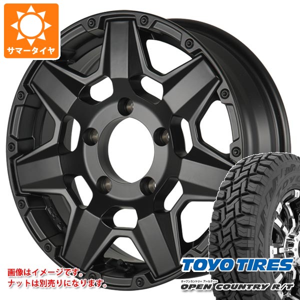 【タイヤ交換対象】5本セット スズキ ジムニー JB64W用 2026年製 サマータイヤ トーヨー オープンカントリー R/T 215/70R16 100Q ブラックレター クライメイト スワット 5.5-16 タイヤホイール5本セット｜タイヤ1番OFF-ROAD 102,625円
