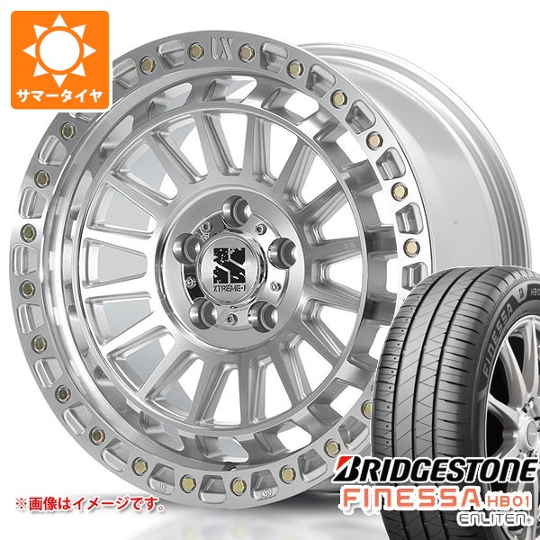【タイヤ交換対象】サマータイヤ 225/55R18 102V XL ブリヂストン フィネッサ HB01 MLJ エクストリームJ XJ08 8.0-18 タイヤホイール4本セット 119,250円
