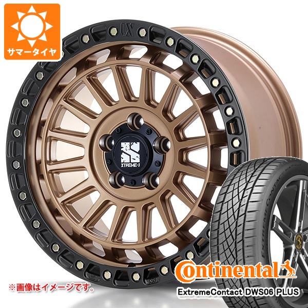 【タイヤ交換対象】サマータイヤ 235/55R18 100W コンチネンタル エクストリームコンタクト DWS06 プラス MLJ エクストリームJ XJ08 8.0-18 タイヤホイール4本セット｜タイヤ1番OFF-ROAD