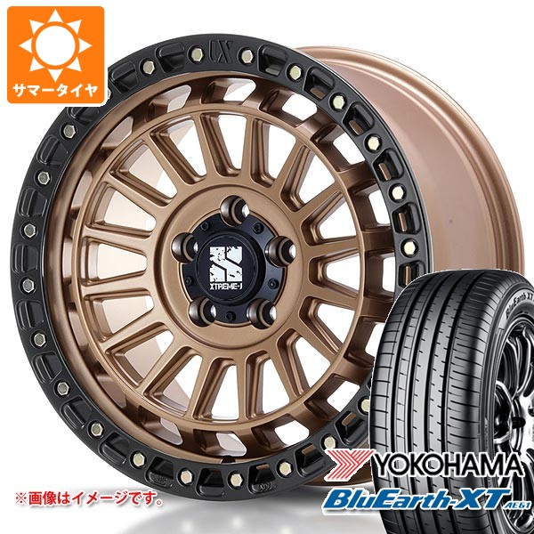 【タイヤ交換対象】サマータイヤ 215/55R18 99V XL ヨコハマ ブルーアースXT AE61 MLJ エクストリームJ XJ08 8.0-18 タイヤホイール4本セット