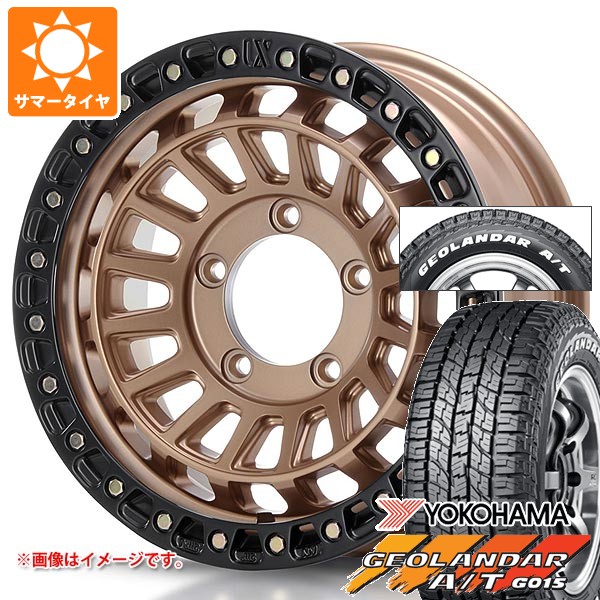 【タイヤ交換対象】5本セット スズキ ジムニーノマド JC74W用 2026年製 サマータイヤ ヨコハマ ジオランダー A/T G015 185/85R16 105/103N LT ホワイトレター MLJ エクストリームJ XJ08 6.0-16 タイヤホイール5本セット｜タイヤ1番OFF-ROAD