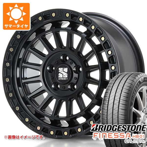 【タイヤ交換対象】サマータイヤ 225/55R18 102V XL ブリヂストン フィネッサ HB01 MLJ エクストリームJ XJ08 8.0-18 タイヤホイール4本セット｜タイヤ1番OFF-ROAD