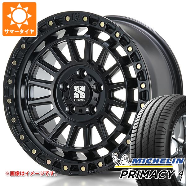 【タイヤ交換対象】ミツビシ デリカD5用 サマータイヤ ミシュラン プライマシー4 225/65R17 102H MLJ エクストリームJ XJ08 7.5-17 タイヤホイール4本セット|タイヤ1番OFF-ROAD