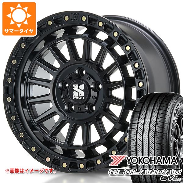 【タイヤ交換対象】2026年製 サマータイヤ 225/70R16 103H ヨコハマ ジオランダー CV G058 MLJ エクストリームJ XJ08 7.0-16 タイヤホイール4本セット|タイヤ1番OFF-ROAD