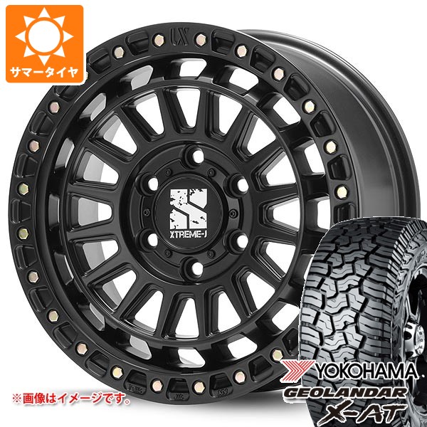 【タイヤ交換対象】トヨタ ランドクルーザー300用 2026年製 サマータイヤ ヨコハマ ジオランダー X-AT G016 265/70R17 115T ブラックレター MLJ エクストリームJ XJ08 8.0-17 タイヤホイール4本セット|タイヤ1番OFF-ROAD