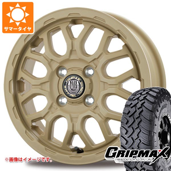 【タイヤ交換対象】ダイハツ ハイゼットトラック S500系用 サマータイヤ グリップマックス マッドレイジ M/T 185R14C 102/100Q ホワイトレター インターミラノ マッドバーン XR-800M ME 4.5-14 タイヤホイール4本セット｜タイヤ1番OFF-ROAD