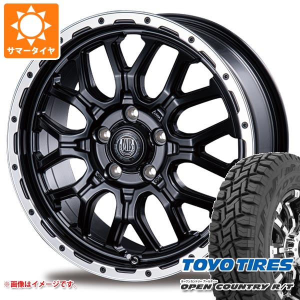 【タイヤ交換対象】トヨタ RAV4 50系用 サマータイヤ トーヨー オープンカントリー R/T 235/70R16 106Q ホワイトレター インターミラノ マッドバーン XR-800M 6.5-16 タイヤホイール4本セット