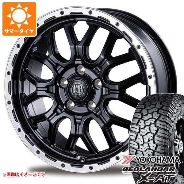 【タイヤ交換対象】トヨタ RAV4 50系用 サマータイヤ ヨコハマ ジオランダー X-AT G016 LT225/75R16 103/100Q アウトラインホワイトレター インターミラノ マッドバーン XR-800M 6.5-16 タイヤホイール4本セット