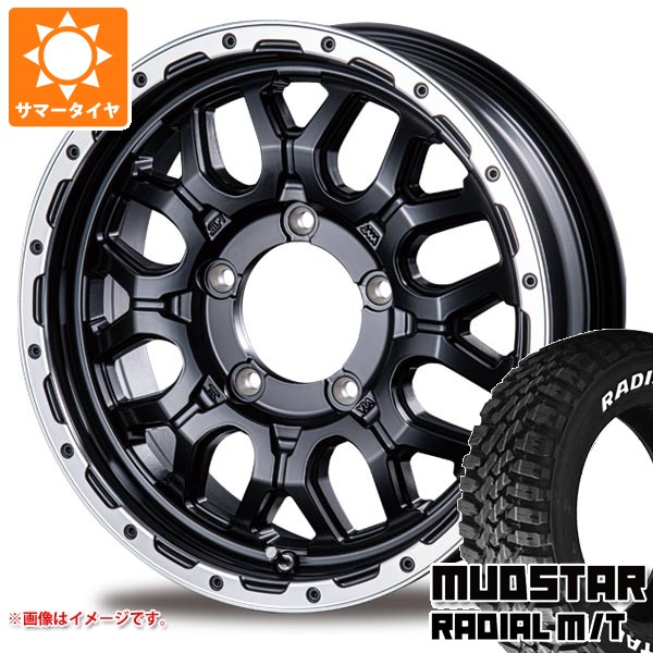 【タイヤ交換対象】5本セット スズキ ジムニーノマド JC74W用 サマータイヤ マッドスター ラジアル M/T 215/70R16 100T ホワイトレター インターミラノ マッドバーン XR-800M 5.5-16 タイヤホイール5本セット｜タイヤ1番OFF-ROAD