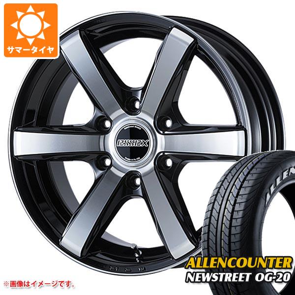 【タイヤ交換対象】ハイエース 200系用 サマータイヤ オーレンカウンター ニューストリート OG-20 215/60R17C 109/107T ホワイトレター エセックス EC 6.5-17 タイヤホイール4本セット