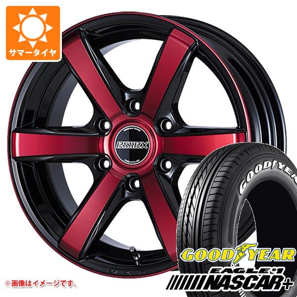 【タイヤ交換対象】ハイエース 200系用 2026年製 サマータイヤ グッドイヤー イーグル ＃1 ナスカープラス 215/60R17C 109/107R ホワイトレター エセックス EC 6.5-17 タイヤホイール4本セット 147,200円