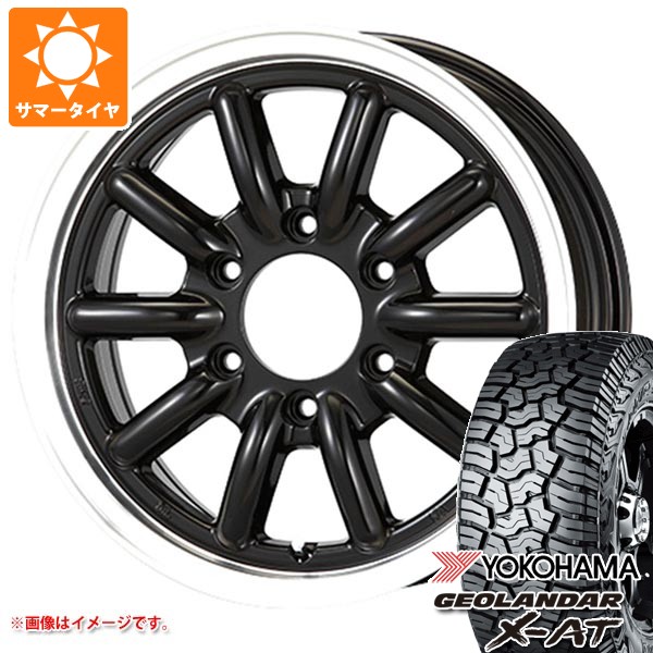 【タイヤ交換対象】ハイエース 200系用 2026年製 サマータイヤ ヨコハマ ジオランダー X-AT G016 LT215/70R16 100/97Q ブラックレター エセックス ENCB 6.5-16 タイヤホイール4本セット|タイヤ1番OFF-ROAD