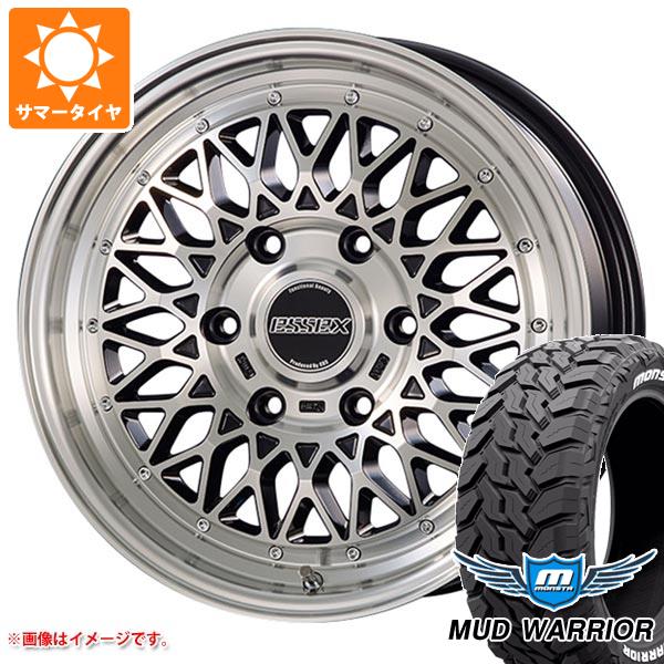 トヨタ ハイエース 200系用 サマータイヤ モンスタ マッドウォーリアー LT215/70R16 107/105Q ホワイトレター エセックス ENCM 6.5-16 タイヤホイール4本セット｜タイヤ1番OFF-ROAD