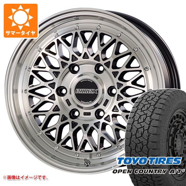 トヨタ ハイエース 200系用 サマータイヤ トーヨー オープンカントリー A/T3 215/70R16 100T ブラックレター エセックス ENCM 6.5-16 タイヤホイール4本セット｜タイヤ1番OFF-ROAD