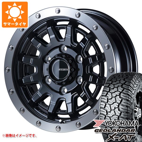 【タイヤ交換対象】トヨタ ハイエース 200系用 サマータイヤ ヨコハマ ジオランダー X-AT G016 215/65R16C 109/107Q アウトラインホワイトレター G016A エセックス EX-16 6.5-16 タイヤホイール4本セット